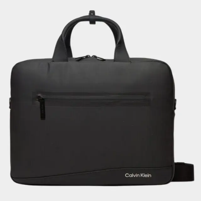 Calvin Klein - Ανδρικός Χαρτοφύλακας/ Τσάντα Laptop Rubberized Conv K50K511712-BEH Μαύρο