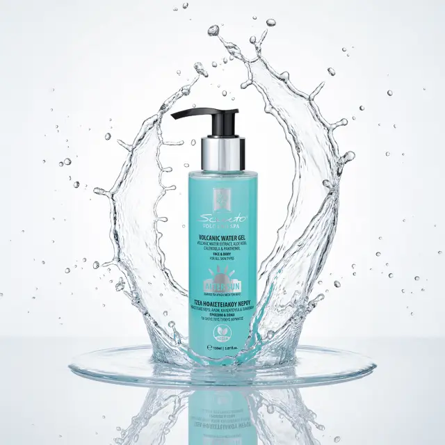 Τζελ Ηφαιστειακού Νερού Santo Volcano 150ml 3