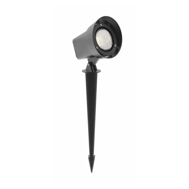 LED COB SPOT LUMINAIRE & SPIKE 19W 1400LM 40° 230V AC 3.000K DARK GREY CRI80 IP65 30.000HRS / LG9202G
