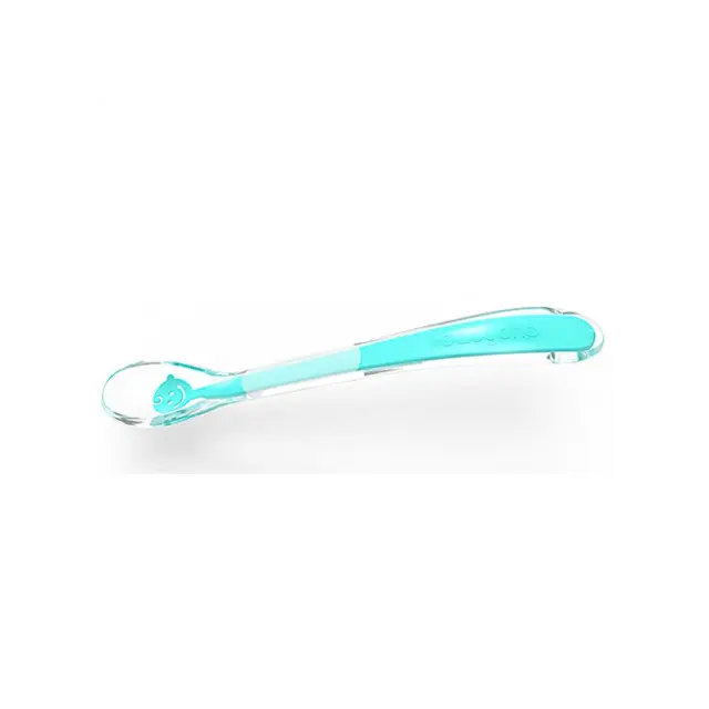 Κουτάλι μαλακό σιλικόνης BabyOno "Baby's smile" - Τυρκουάζ BN1460/01