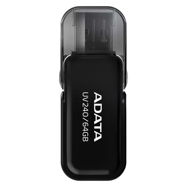 Adata UV240 USB flash drive 64 GB USB Type-A 2.0 Black (AUV240-64G-RBK) (ADAAUV240-64G-RBK)
