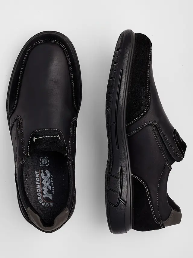 Imac Μοκασίνια-Loafers Ανδρικό δέρμα/δέρμα Nubuck Γκρί IMA/602038 GRIGIO - 40 3