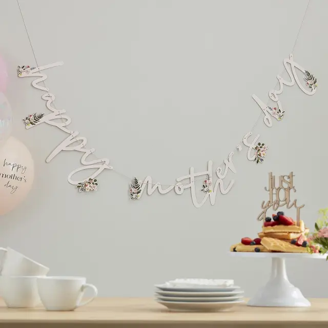 Γιρλάντα Γράμματα Happy Mother's Day