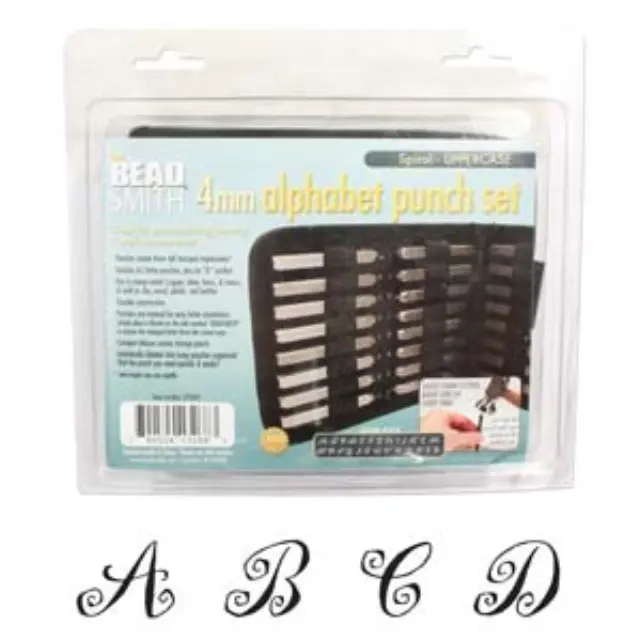 Σετ Γράμματα Αγγλικά Κεφαλαία Spiral Style 4mm