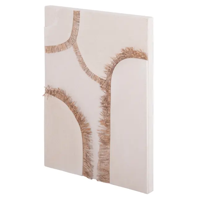 ΠΙΝΑΚΑΣ ΟΡΘΟΓΩΝΙΟΣ ΣΕΙΡΑ SANTORINI HM4532 MDF ΥΠΟΛΕΥΚΟ ΧΡΩΜΑ-ΔΙΑΚΟΣΜΗΣΗ ΜΠΕΖ 60x4,5(πάχος)x80Υεκ. - Single Size 3