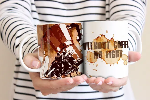 Κούπα COFFEE 1Κούπα κεραμική 330ml λευκη με συσκευασία δώρου " (COFFEE 07)