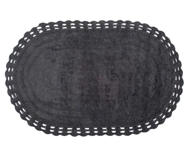 ΠΑΤΑΚΙ OVAL (70CM X 140CM) ΣΚΟΥΡΟ ΓΚΡΙ - -