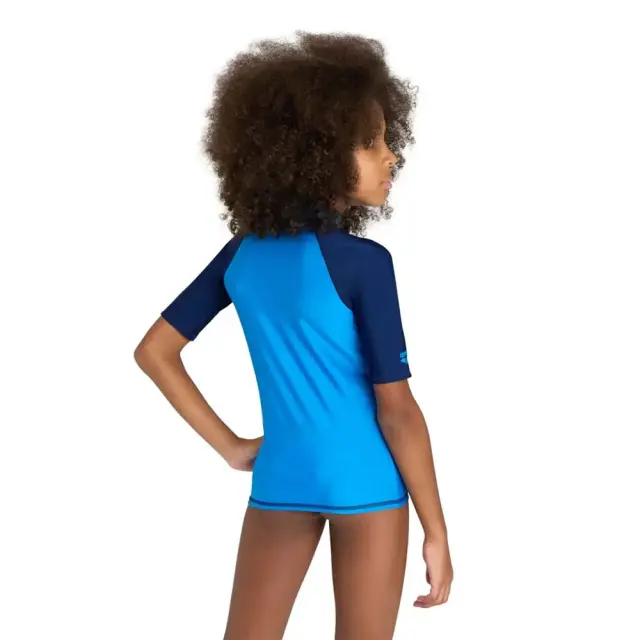 Arena Junior Rash Shortsleeve UV Protection Swim Suit Vest Μπλε 006295-870 (Arena) 3