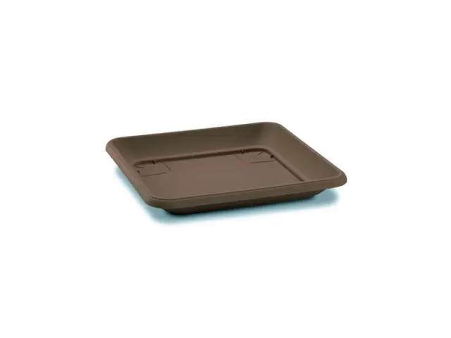 Πιάτο Γλάστρας Τετράγωνο Corfu Spicy Brown 40cm