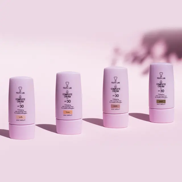 Youth Lab. CC Complete Cream Honey (Medium) Καλυπτική Κρέμα Ολικής Αναδόμησης SPF30, 40ml 2