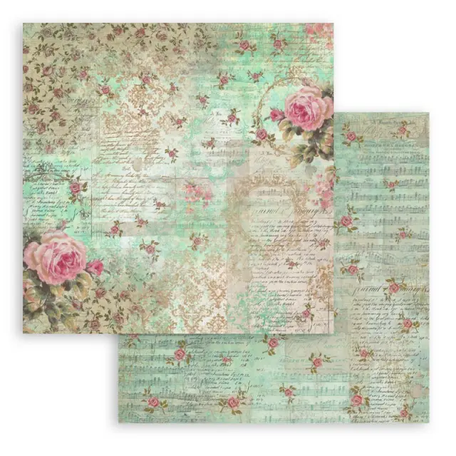 Χαρτιά scrapbooking 10τεμ, 20.3×20.3cm Stamperia, Precious 2