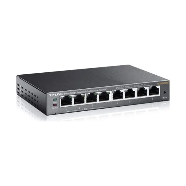 TP-LINK Switch TL-SG108PE 8 Ports Gigabit Easy Smart with 4-Port PoE (TL-SG108PE) (TPTL-SG108PE) 2