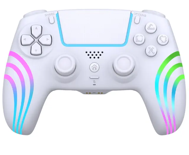 Deep Explorer Wireless Controller White PS4 / PS3 / PC - PlayStation 4