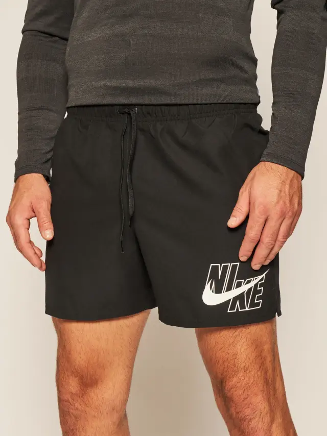 Nike 5" Volley Logo Ανδρικό Μαγιό Σορτς Κολύμβησης NESSA566-001 Μαύρο - XL 3