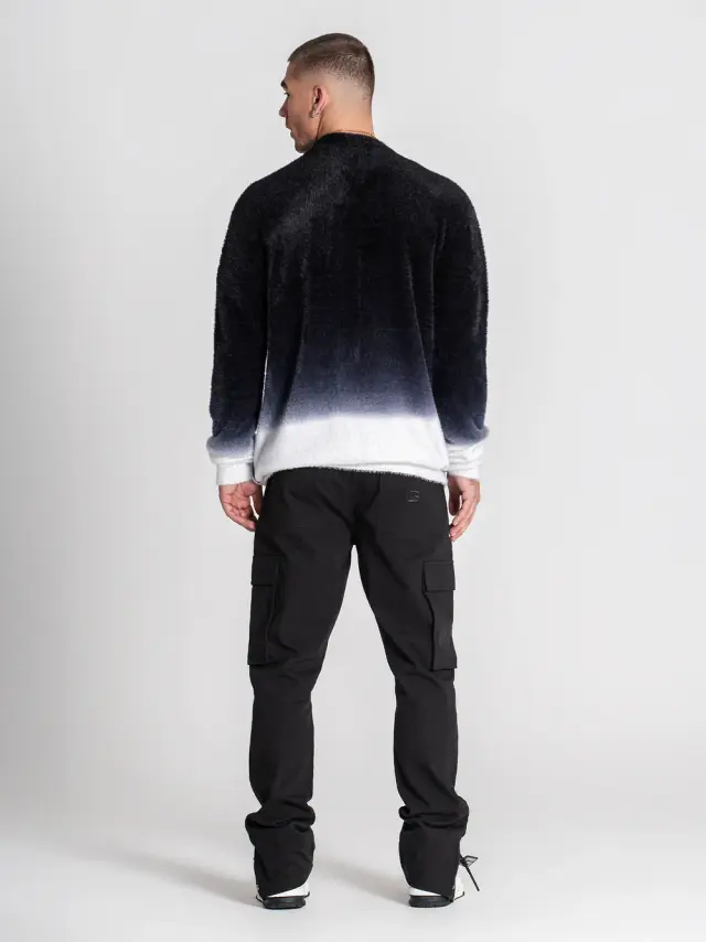 Gianni Kavanagh Ανδρικό FADE Πλεκτό – Black & White - XXL 3