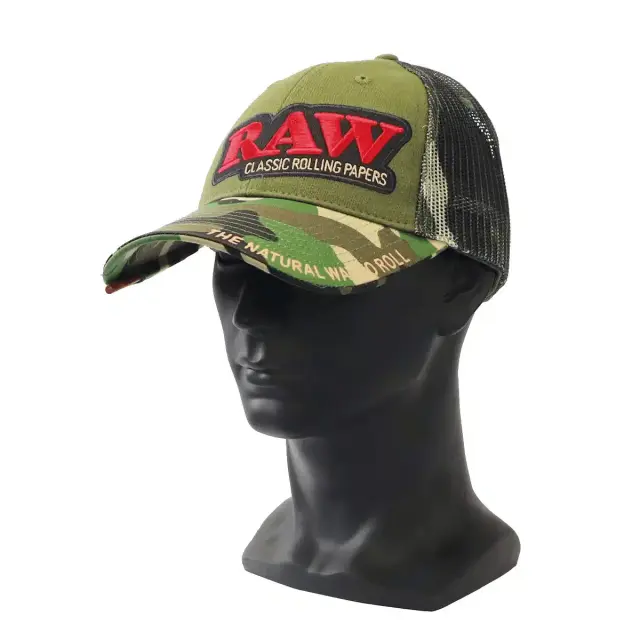 Raw Trucker Hat Camo 2
