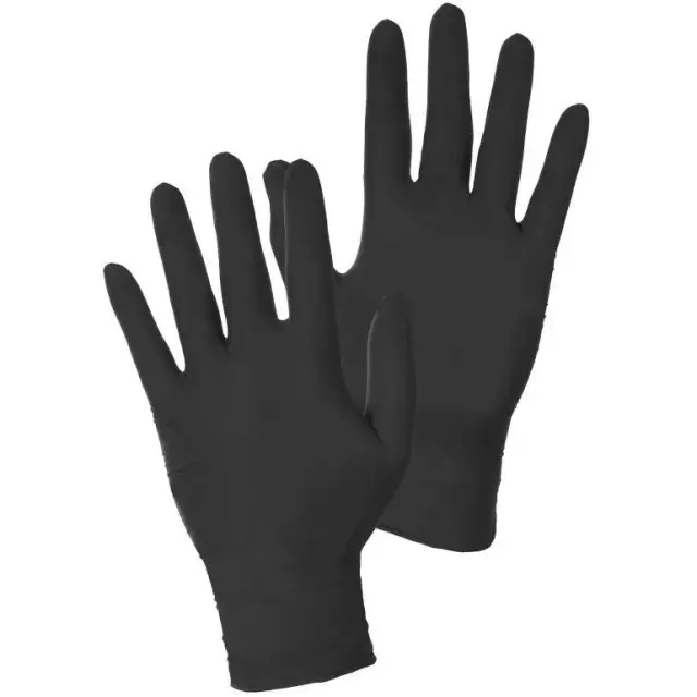 Γάντια Μιας Χρήσης Νιτριλίου CXS Stern black 100τμχ - 10 (XL) 2