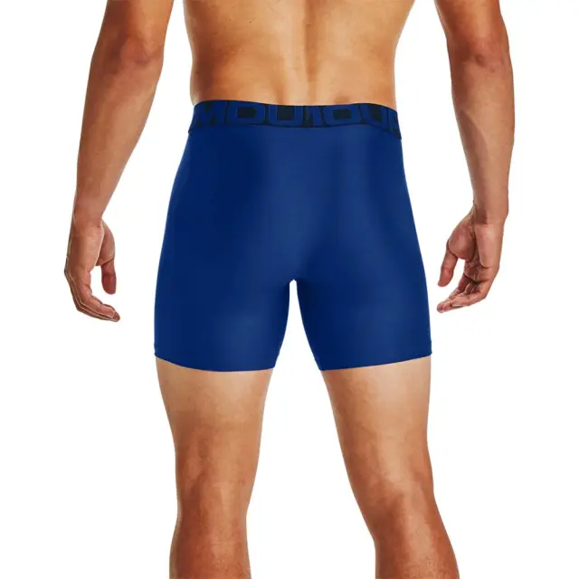 Under Armour Men's Tech 6inches 2 Pack Underwear Μπλε 1363619-400 (Under Armour) - Small 2