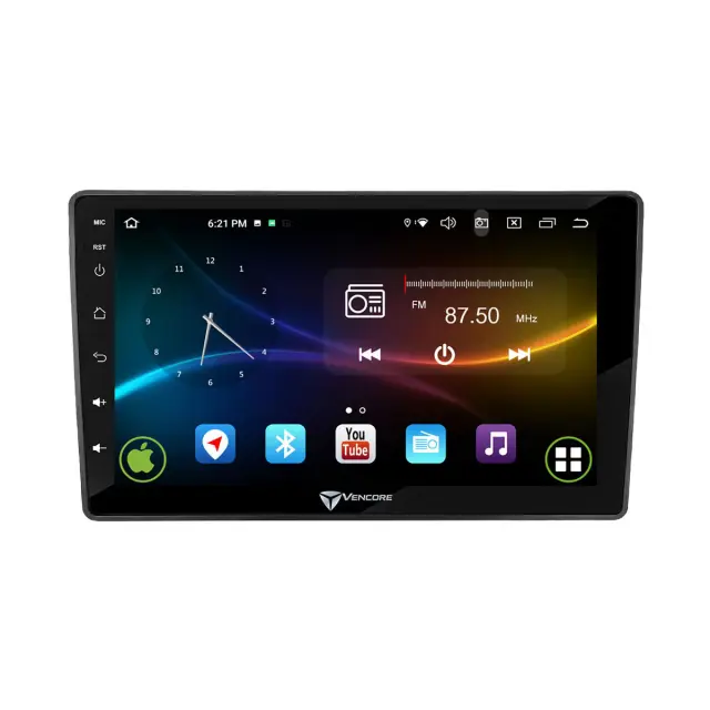 VenCore Οθόνη Multimedia Android 15 9" 9109A MTK6762 Octa-Core 2GB/32GB IPS με Πρόσοψη, CarPlay, Android Auto και Υποστήριξη Κάμερας Οπισθοπορείας AHD για Dacia Duster 2022-2026 – Μαύρη (3236-10007-0739B) 2