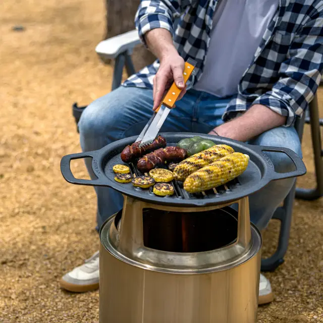 Solo Stove Ranger Μαντεμένια Σχάρα Ψησίματος με Βάση Στήριξης 2