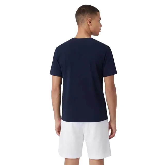Champion Men's Standard Fit Prnted Chest Logo Shortsleeve T-Shirt Μπλε Σκούρο 222280-BS501 (Champion) 2