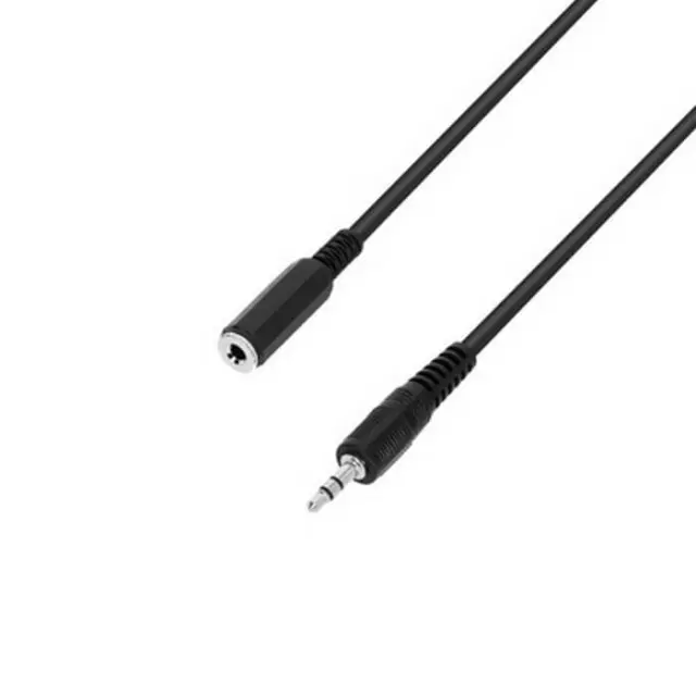 Adam Hall K3BYW0100 3Star Series Καλώδιο Επέκτασης 1/8 Stereo Jack 1m Μαύρο