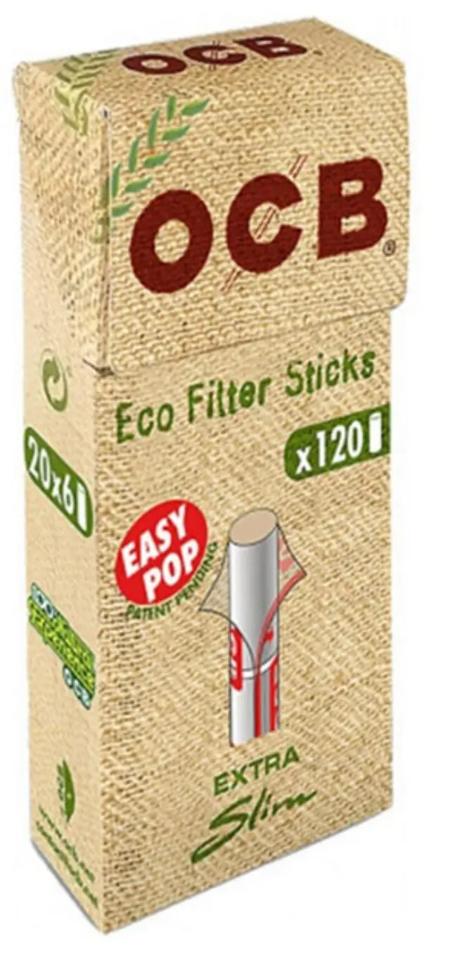 OCB Φιλτράκια Eco Βιοδιασπώμενο 120 - Extra Slim 2
