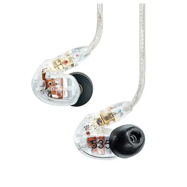 Shure SE535-CL Ακουστικά Τριών Δρόμων Διάφανα