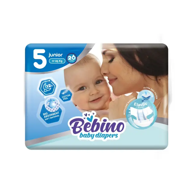 Bebino παιδικες πανες junior no5 11-25 kg 26 τμχ 2