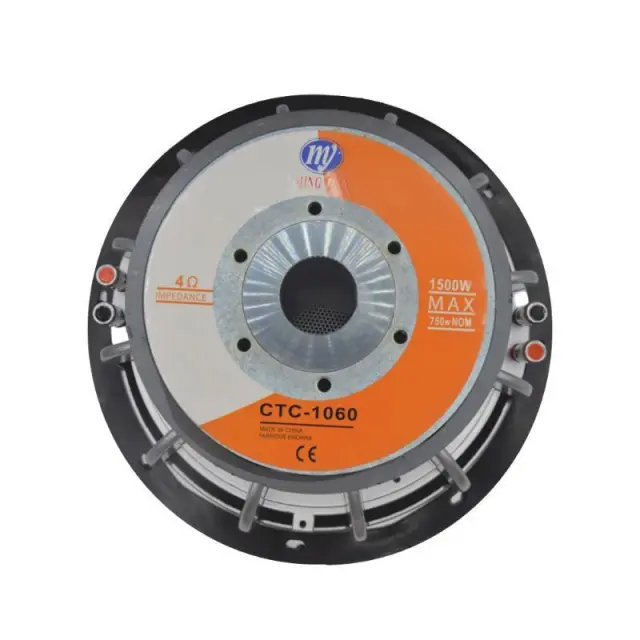 CTC-1060 Subwoofer Αυτοκινήτου 10" 750W RMS 2