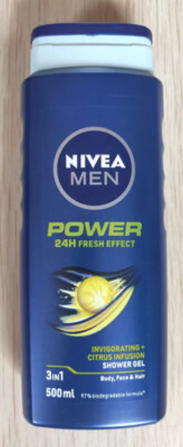Nivea Men Power 24h Fresh Effect Invigorating & Citrus Infusion Shower Gel