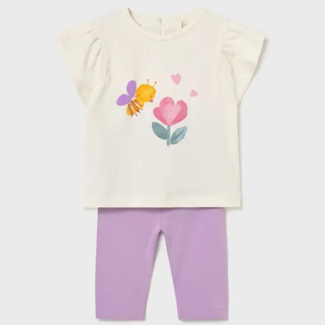 Baby 6 μηνών έως 4 ετών Σετ κολάν λιλά