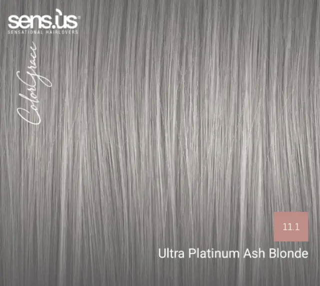 Sensus Color Grace M3K 11.1 Ultra Platinum Ash Blonde 100ml - (μόνιμη βαφή υπερ πλατινέ σαντρέ) 2