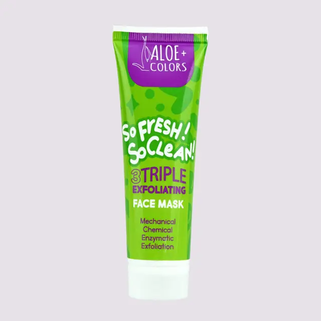 ALOE COLORS So Fresh! So Clean! Triple Exfoliating Μάσκα Προσώπου για Καθαρισμό 60ml