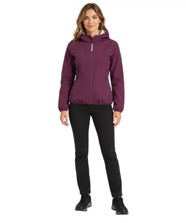 Norway Nautical School - Γυναικείο Softshell Μπουφάν 869644-GRAPE Μωβ 2