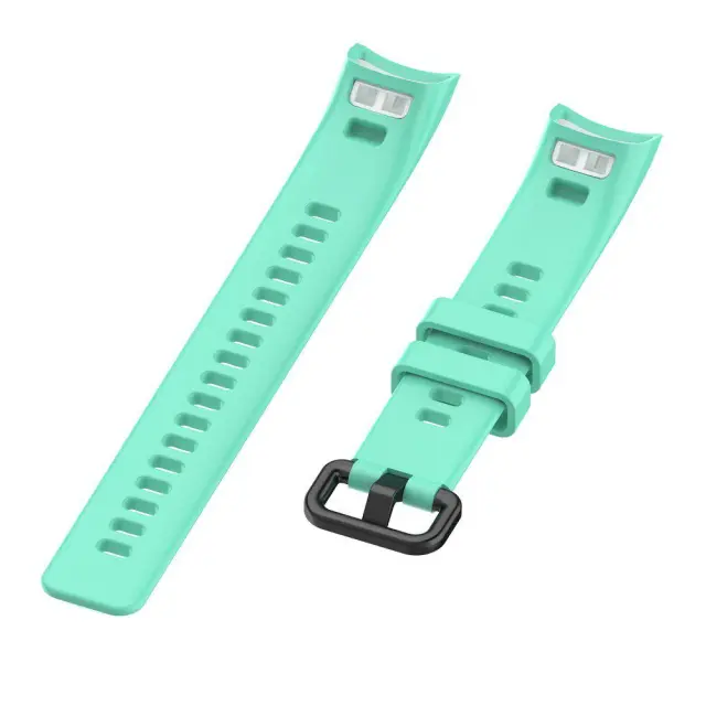 Λουράκι Σιλικόνης για Huawei Honor Band 4/ 5 (95.6mm +124.8mm) Cyan OEM 2