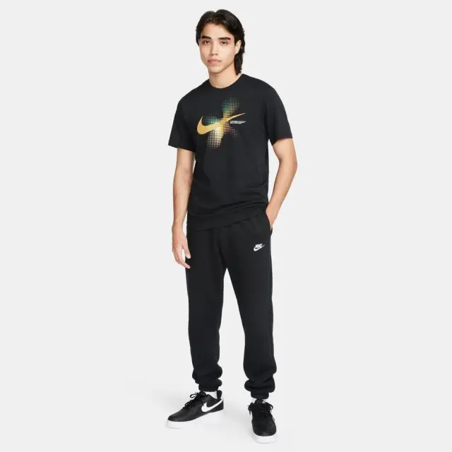 Nike Sportswear Swoosh T-Shirt (FQ7998-010) - Μαύρο - S 3