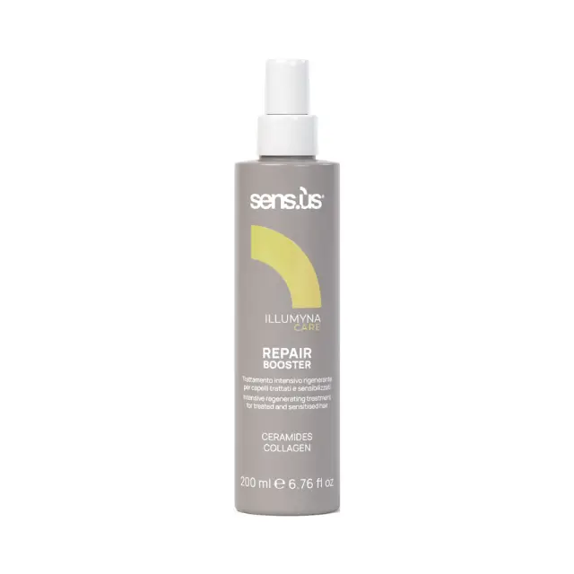 Illumyna Care Repair Booster 200ml by Sensus - για Θρέψη και Αναδόμηση Ταλαιπωρημένων Εύθραυστων και Χημικά Επεξεργασμένων Μαλλιών