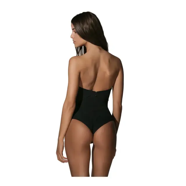 Luna Γυναικείο Κορμάκι Basic Secret Sense Body, Χρώμα Μαύρο 2