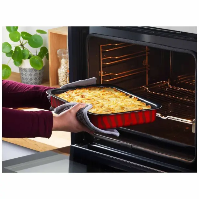 Tefal Tempo Flame Ταψί Ορθογώνιο Αλουμινίου με Αντικολλητική Επίστρωση 27x37cm J57148 2