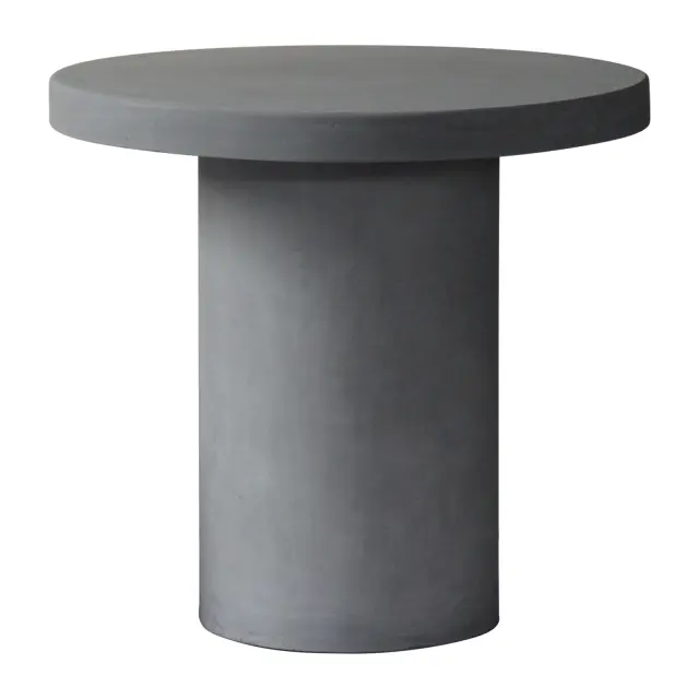 Τραπέζι CONCRETE Γκρι Τσιμέντο Φ80x75cm