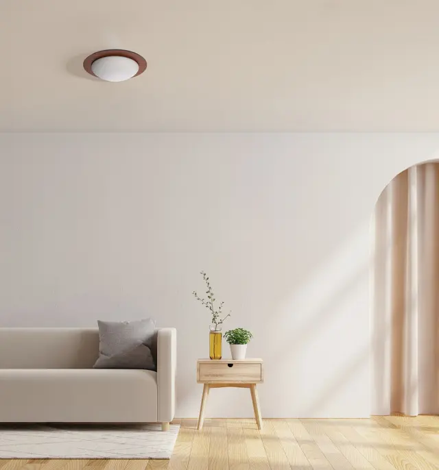 Roto 04577/CE/WD/W Φωτιστικό LED οροφής Φυσικό ξύλο Σκούρο ξύλο