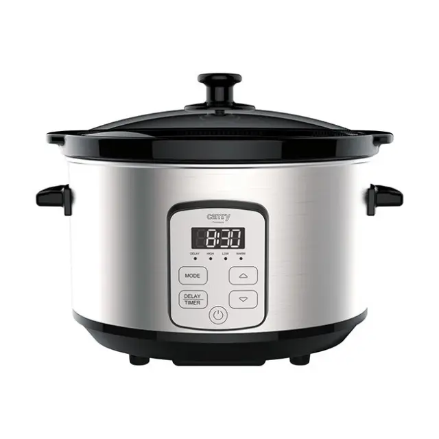 Camry Slow Cooker CR 6414 4.7L 270W Silver (CR 6414)
