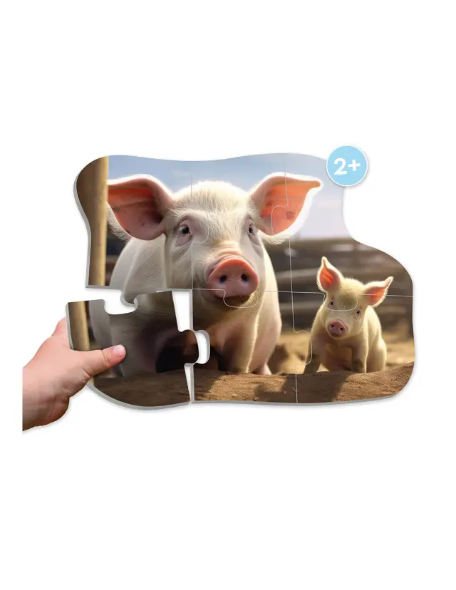 Akros Maxi-Puzzles Τα Ζώα και τα Μικρά τους (2-5 ετών) 50225 3