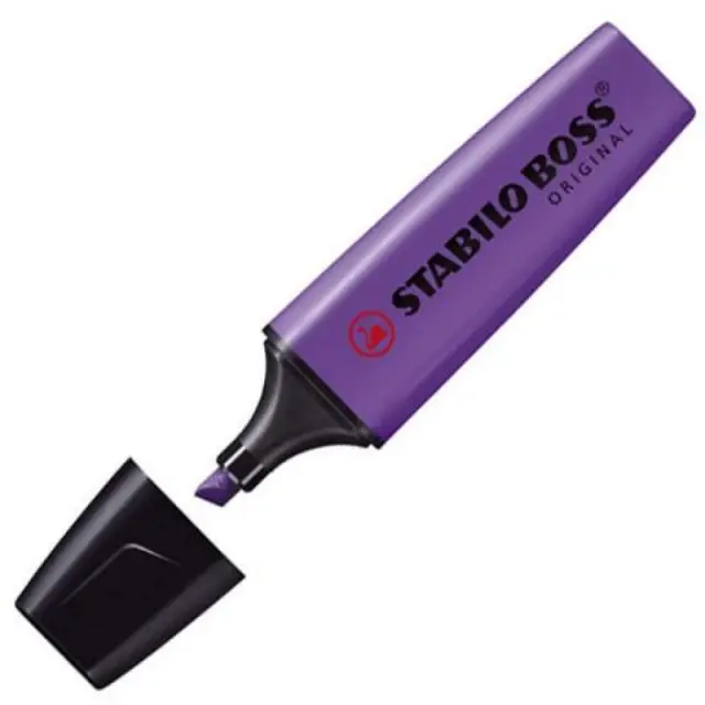 Μαρκαδόρος Υπογράμμισης STABILO BOSS 70/55 2 - 5 mm (Βιολετί) (70/55) (STB0009)