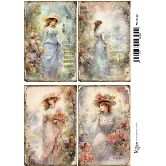 Ριζόχαρτο Maja's Memories, 30x42cm, Κάρτες με πορτρέτα, MDR1053
