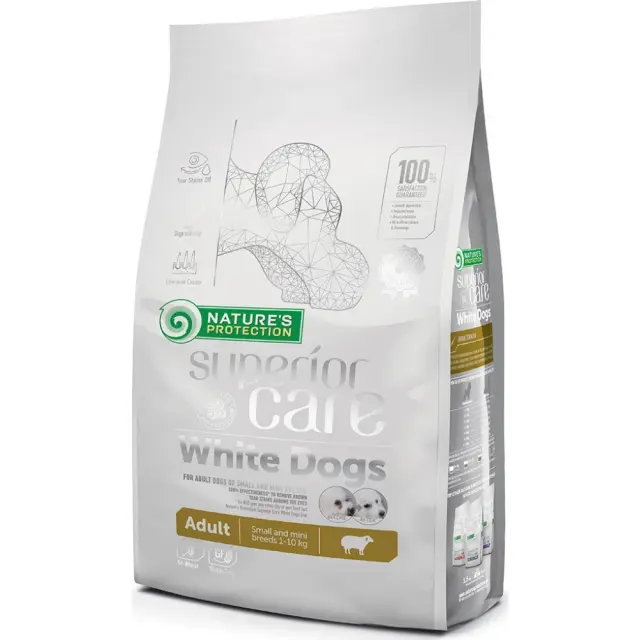 Nature s Protection Superior Care Lamb White Dog Small & Mini Adult Ξηρά Τροφή Σκύλου με Αρνί 10kg