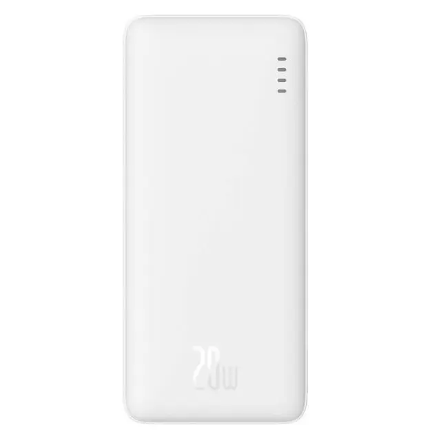 Baseus Airpow Power Bank 10000mAh 20W με Θύρα USB-A και Θύρα USB-C Power Delivery Λευκό