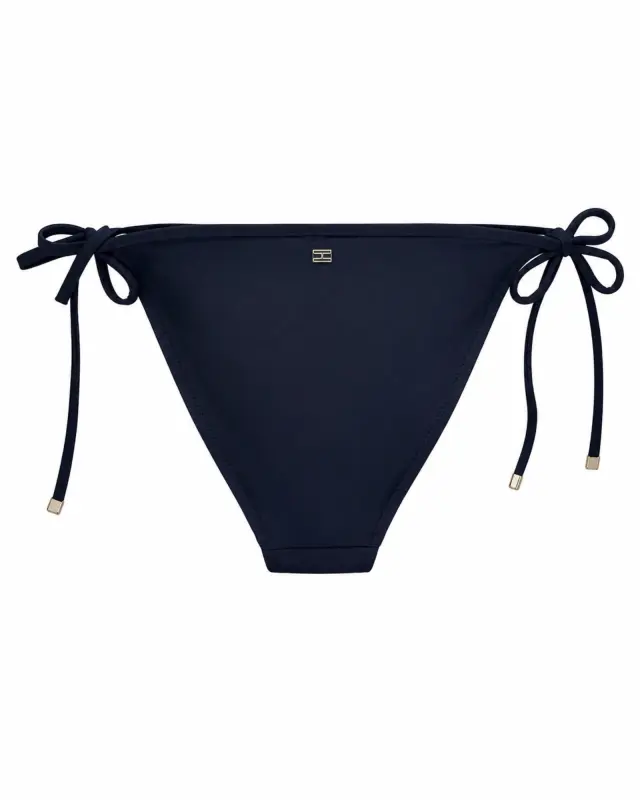 Tommy Hilfiger Γυναικείο Μπλε Navy Bikini Bottom με Κορδόνια - XS 3