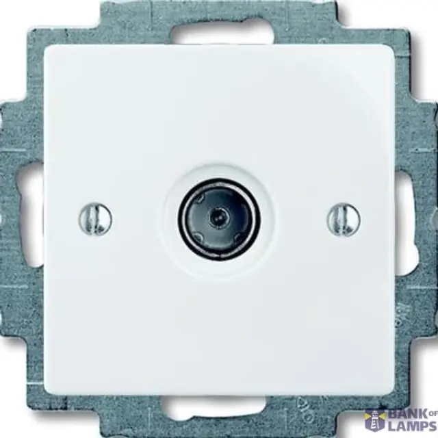 1743-01-92-507 Cover Plates (partly incl. Insert) SAT 1 gang white - Basic55